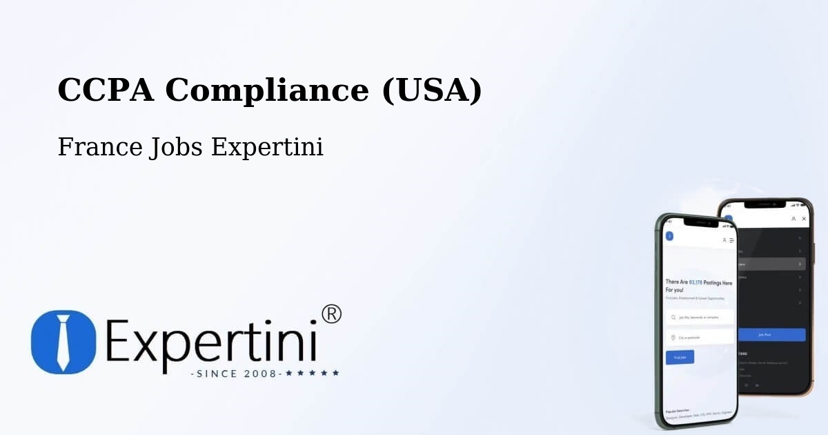 CCPA Privacy Rights & Compliance Notice – France - France Jobs Expertini