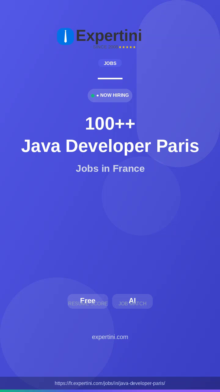30,316+ Java Developer Paris Jobs in France — Top Companies Hiring August 2026